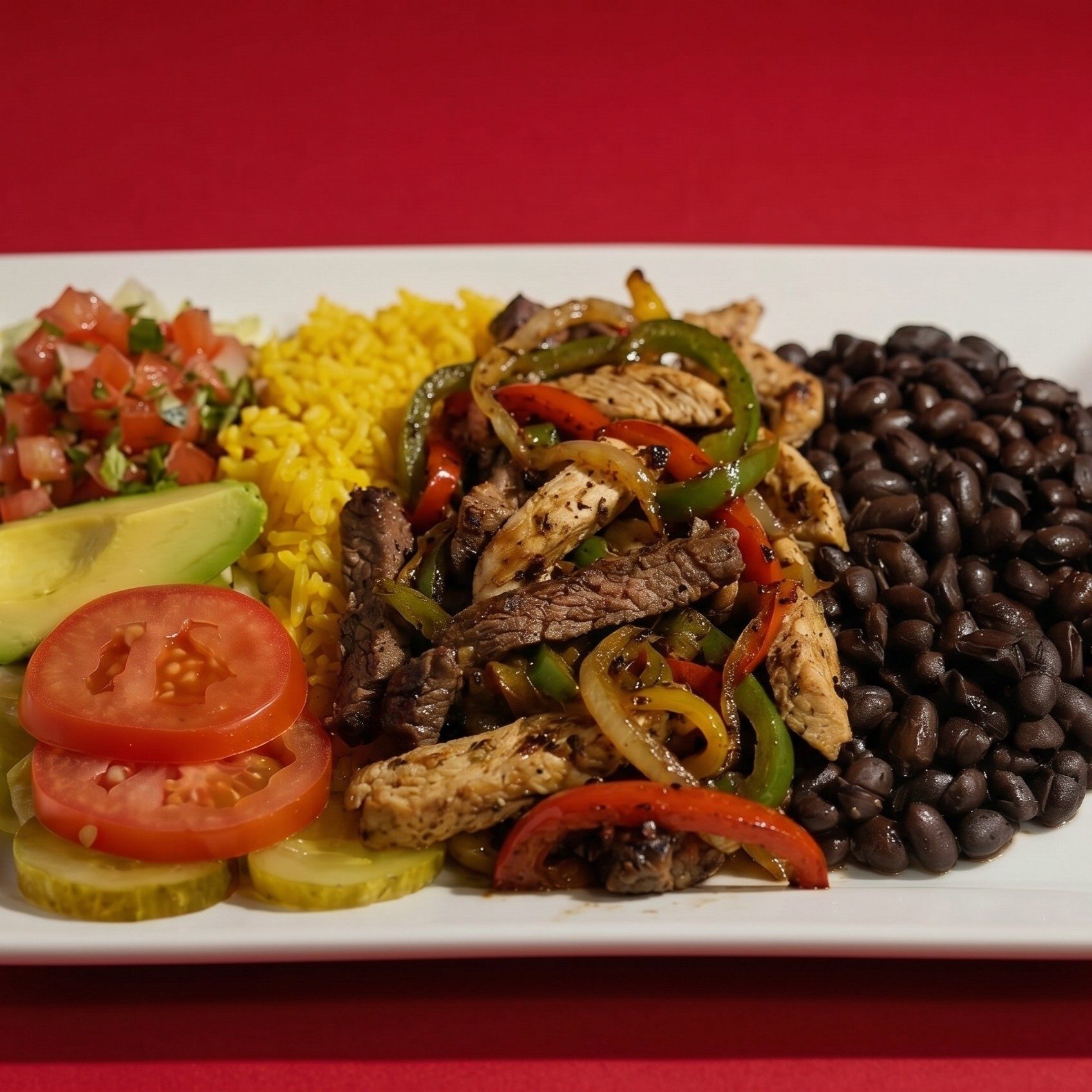 Fajitas Plate.
