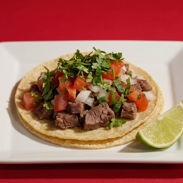 Beef Tongue Taco.