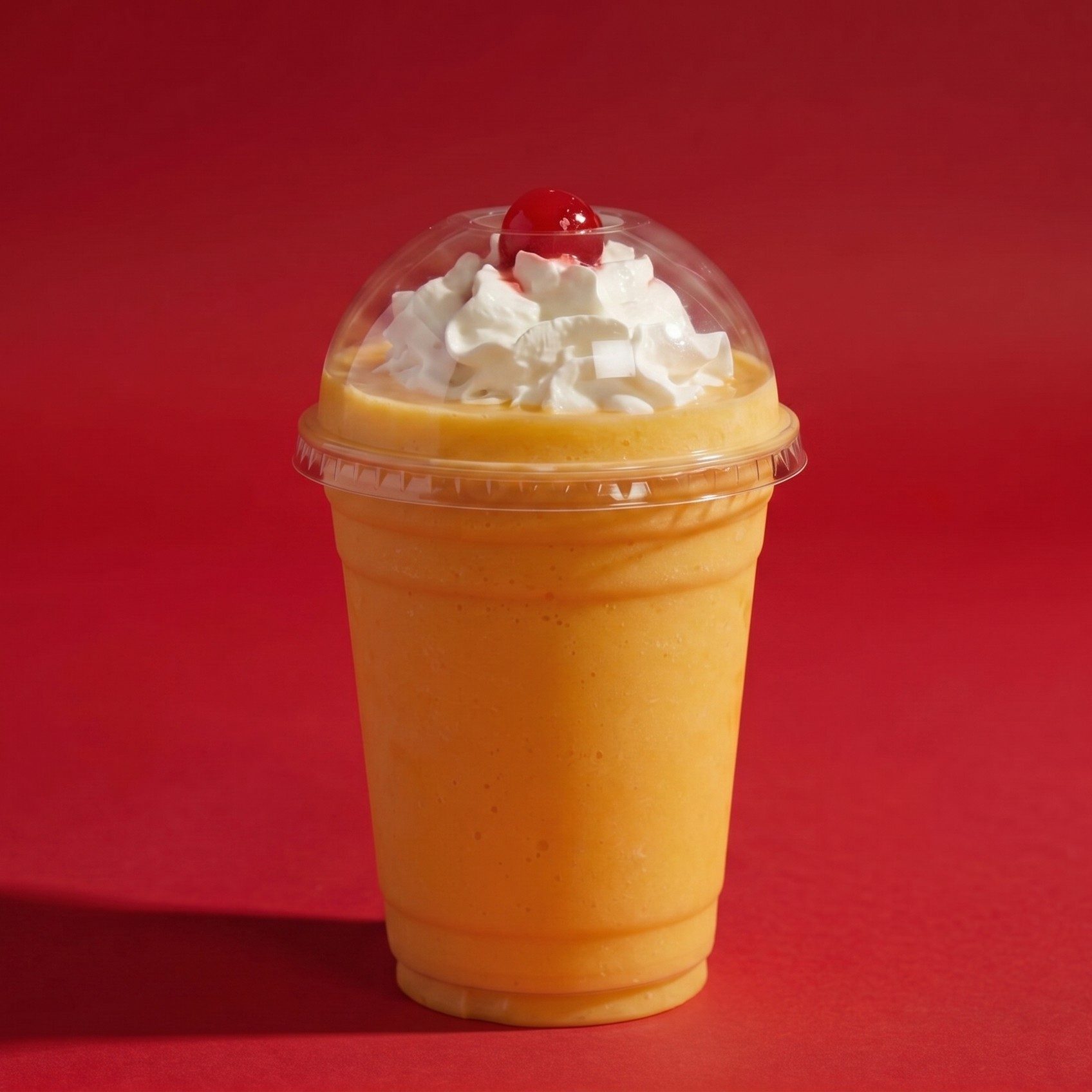 Natural Orange Juice Milkshake.