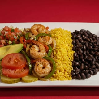 Shrimp Fajitas Plate