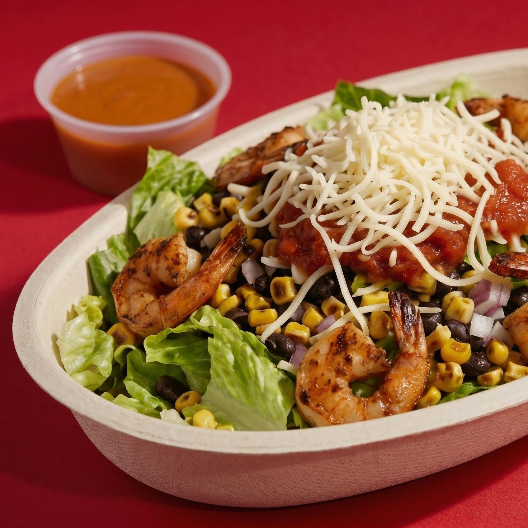 Shrimp Burrito Bowl.